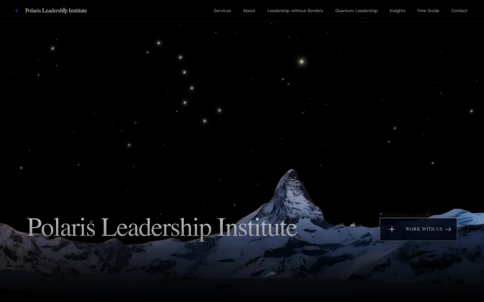 Home page of polarisinstitute.io